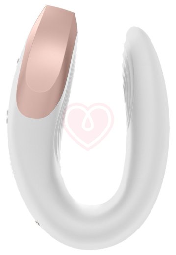 Вибратор для пар Satisfyer Double Love с пультом управления и приложением белый фото 3