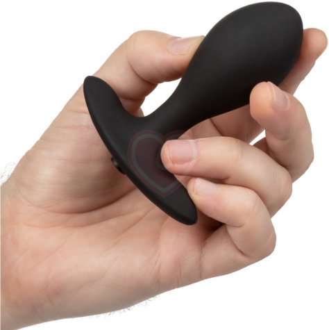 Утяжелённая расширяемая анальная пробка Weighted Silicone Inflatable Plug фото 5