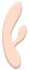 Вибратор с клиторальным стимулятором Lea Rabbit Vibrator Citrus персиковый фото 1