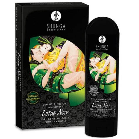 Возбуждающий гель Shunga Lotus Noir 60 мл фото 2