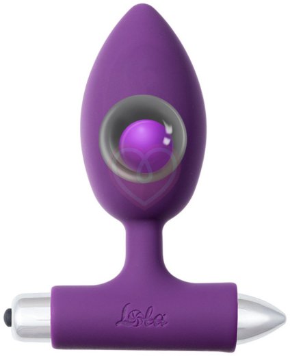 Анальная вибропробка со смещенным центром тяжести Spice it up New Edition Perfection фиолетовая фото 2