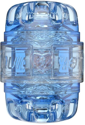 Сквозной мастурбатор Fleshlight Quickshot Turbo Blue Ice голубой фото 1