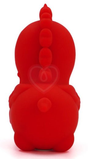 Клиторальный вибратор Unihorn Cupid's Beau с функцией пульсации красный фото 4