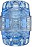 Сквозной мастурбатор Fleshlight Quickshot Turbo Blue Ice голубой фото 1