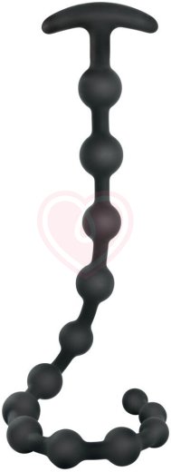 Анальные бусы Black Velvets Anal Beads чёрные фото 1