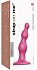 Рельефный фаллоимитатор Strap-On-Me Dildo Plug Beads размер S 12,8 см розовый фото 3