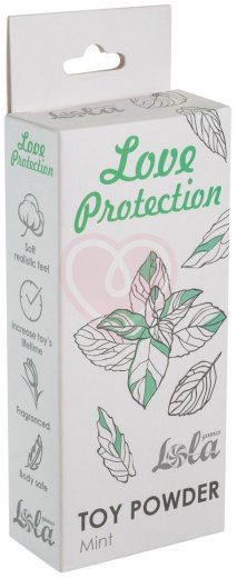 Пудра для игрушек ароматизированная Love Protection Мята 15 г фото 2