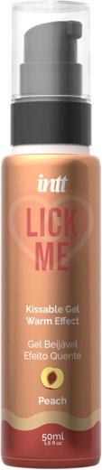 Съедобный лубрикант Intt Lick Me Peach Персик 50 мл фото 1