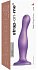 Изогнутый фаллоимитатор Strap-On-Me Dildo Plug Curvy размер L 15 см фиолетовый фото 4