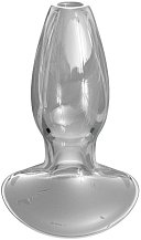 Стеклянная пробка с тоннелем Beginner's Anal Gaper средняя