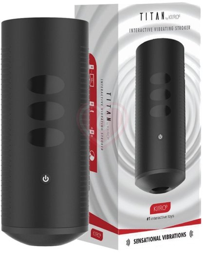 Сенсорный мастурбатор для секса на расстоянии Kiiroo Titan Experience чёрный фото 7