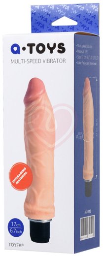 Реалистичный вибратор ToyFa A-Toys 17 см фото 6