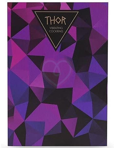 Эрекционное кольцо с вибрацией Thor Cockring Black черное фото 5