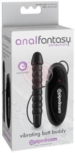 Анальный стимулятор с вибрацией Pipedream Vibrating Butt Buddy чёрный фото 2