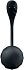 Виброяйцо Satisfyer Ribbed Petal с дистанционным управлением чёрное фото 5