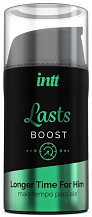 Пролонгирующий гель для мужчин Intt Lasts Boost 15 мл