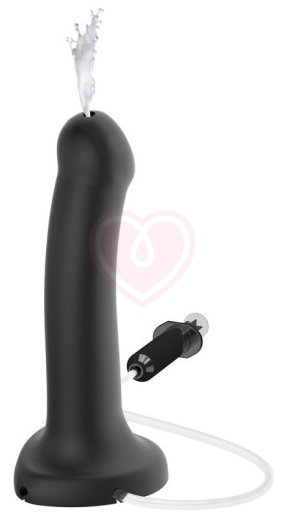 Фаллоимитатор с эффектом семяизвержения Strap-on-me L 19,5 см чёрный фото 1