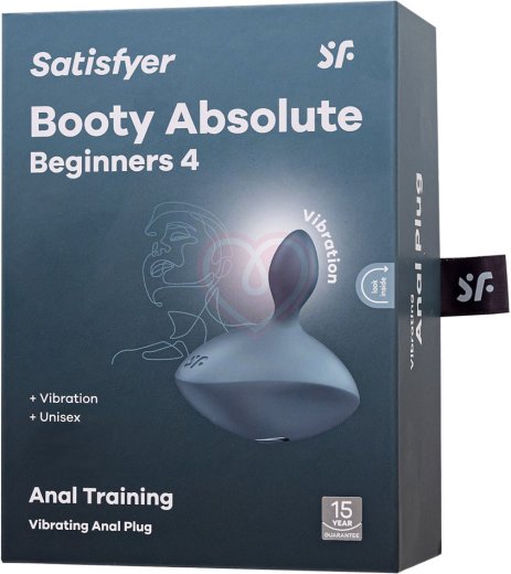 Анальная вибропробка Satisfyer Booty Absolute Beginners 4 серая фото 3
