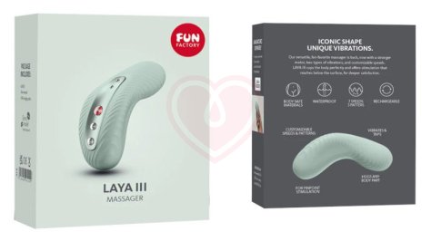 Клиторальный вибратор Fun Factory Laya III зелёный фото 5