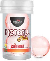 Масляный лубрикант в шариках Hot Ball Plus с разогревающим эффектом