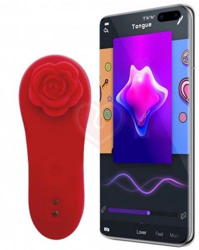 Вибратор Magic Motion Funtown Caleo для ношения в трусиках красный фото 2