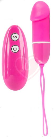 Минивибратор с дистанционным управлением Sweet Smile Bullet розовый фото 1
