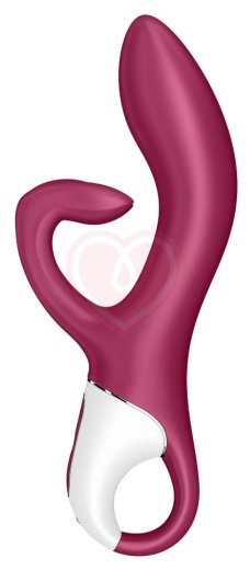 Вибратор Satisfyer Embrace Me с тройным клиторальным стимулятором бордовый фото 2