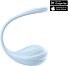 Виброяйцо Satisfyer Smooth Petal с управлением со смартфона голубое фото 1