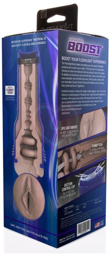 Мастурбатор Fleshlight Boost Bang Brown вагина фото 7