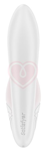 Вибратор с вакуумным стимулятором Satisfyer Supernova белый фото 3