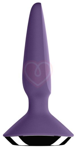 Анальная вибропробка Satisfyer Plug Ilicious 1 с приложением фиолетовая фото 5