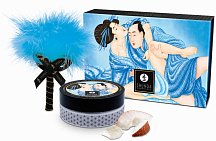 Массажная пудра с перышком Shunga Kissable Massage Powder Кокосовое волнение