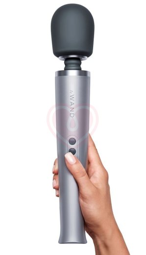 Мощный массажёр Le Wand Rechargeable серебряный фото 4
