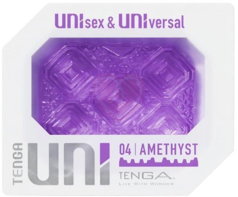Мини мастурбатор Tenga Uni Amethyst фиолетовый фото 6
