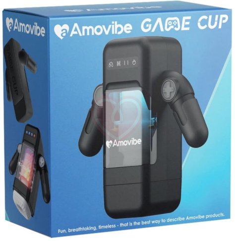 Робот-мастурбатор в форме джойстика Amovibe Game Cup чёрный фото 11