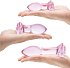 Набор стеклянных анальных пробок с розочками Glas Rosebud Butt Plug Set фото 2