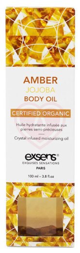 Массажное масло Exsens Amber Jojoba с янтарём и жожоба 100 мл фото 2