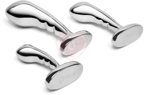 Набор металлических стимуляторов простаты b-Vibe Stainless Steel P-Spot Training Set фото 5