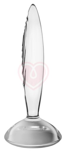 Стеклянный фаллоимитатор Satisfyer Sparkling Crystal прозрачный фото 2