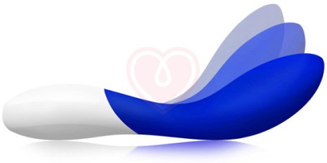 Вибратор с массажем точки G LELO Mona Wave синий фото 3