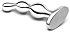Металлический рельефный стимулятор b-Vibe Stainless Steel Anal Beads фото 4