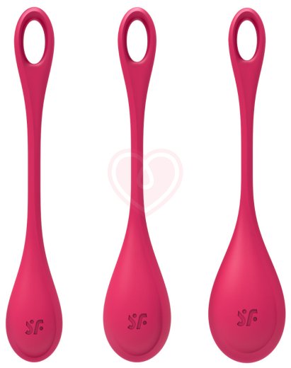 Набор из 3 вагинальных шариков Satisfyer Yoni Power 1 розовый фото 1