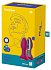 Вибропробка с ротацией и приложением Satisfyer Rotator Plug 2+ бордовая фото 5