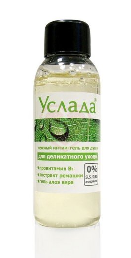 Интим-гель для душа Услада нежный уход 50 мл фото 1