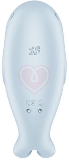 Вакуумно-волновой вибростимулятор Satisfyer Seal You Soon голубой фото 5