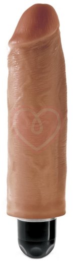 Вибратор King Cock Vibrating Stiffy 15 см мулат фото 1