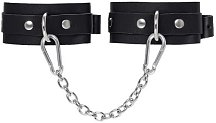 Мини-оковы на ноги со скругленными углами Pecado BDSM черные