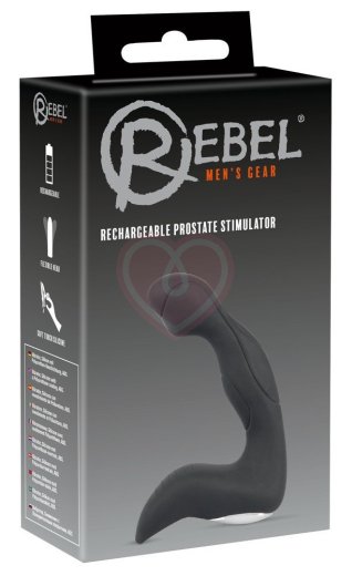 Вибростимулятор простаты Rebel чёрный фото 6