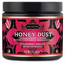 Ароматная пудра для тела KamaSutra Honey Dust Strawberry Dreams Клубника 170 г