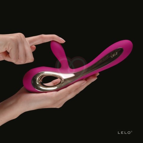 Вибратор с клиторальным стимулятором LELO Soraya розовый фото 2